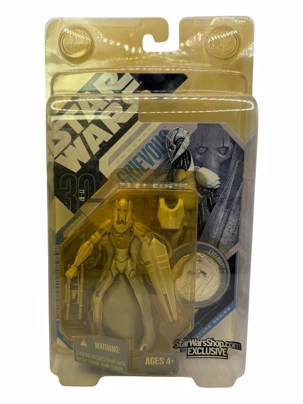 Vintage Star Wars 2007 Concept General Grievous 3.75” Figure 30th Anniversary